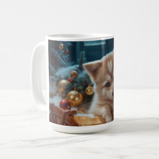 knuffelen koffiemok (Voorkant links)