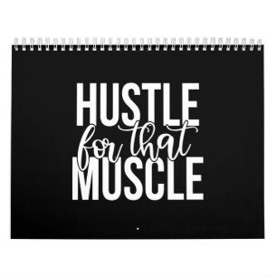 knuffelen voor die spier kalender