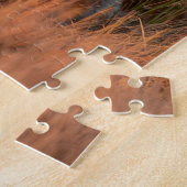 Knuffelende berenwelp met teddybeer legpuzzel (Zijkant)