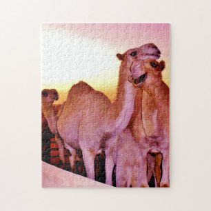 Knuffelende Kamelen Legpuzzel