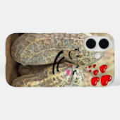 Knuffelende pinda's met rode harten Case-Mate iPhone case (Achterkant (horizontaal))