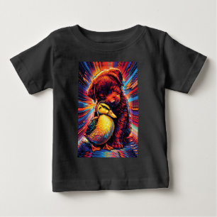 Knuffelende Puppies en Eendjes Pop Art