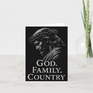 Knuffelgod Familie Land Jezus Christelijk Geloof M Kaart