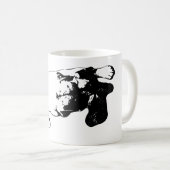 Knuffelhorloge – Inked Quiet Koffiemok (Voorkant rechts)