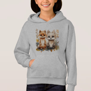Knuffelig bosdier jeugd hoodie