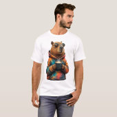Knuffelig Capybara-trui Cartoon T-Shirt (Voorkant volledig)