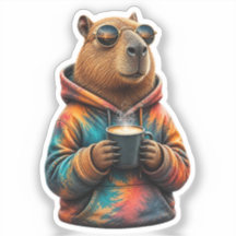 Knuffelig Capybara-trui Cartoon T-Shirt