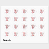 Knuffelig comfortbeer esthetische sticker (Vel)