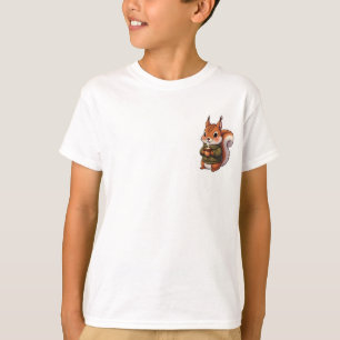 Knuffelig eekhoorntje in gebreide trui Kinderen T-shirt