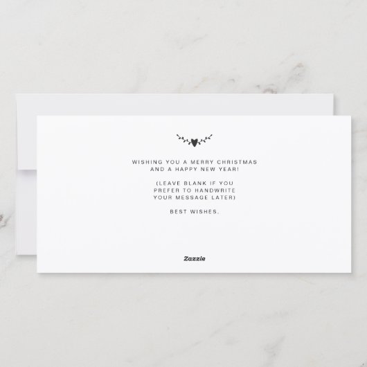 Knuffelig en Helder | 3 Foto's Pet Collage Feestdagenkaart (Achterkant)