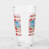 Knuffelig en helder Kerstmis Glas (Rechts)