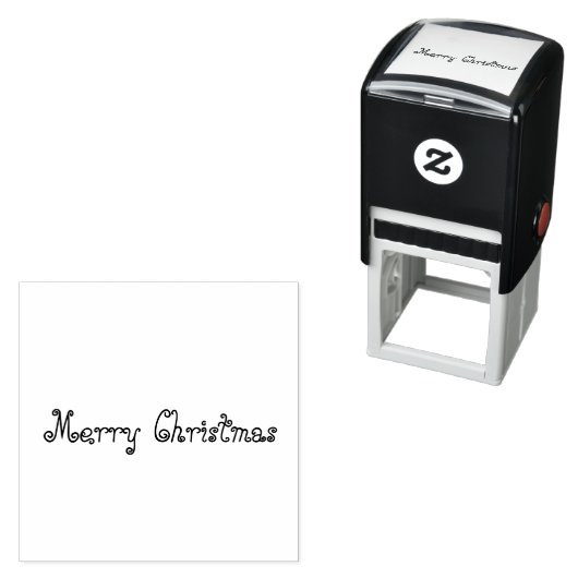 Knuffelig en helder Kerstmis Zelfinktende Stempel (In situ)