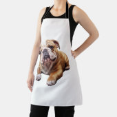 Knuffelig Engels Bulldog Cub - Zoete gerimpelde pu Schort (Insitu)