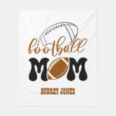 Knuffelig Football mama Fleece Deken (Voorkant)