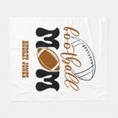 Knuffelig Football mama Fleece Deken (Voorkant (Horizontaal))