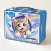 Knuffelig Kittens Regenboog Kat Doorbreekt (Voorkant)
