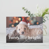 Knuffelig & Licht Volledige Foto Kerstkaart (Staand voorkant)