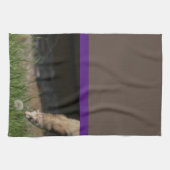 Knuffelig Schattige Ferret Weasel keukenhanddoeken (Horizontaal)