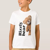 Knuffelig teddybeerontwerp grappige quote t-shirt (Voorkant)