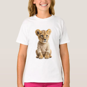 Knuffelig trui leeuwenwelpje kinderen t-shirt
