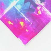 Knuffelig Warm Kleurrijk Fleece Gepersonaliseerde  (Hoek)