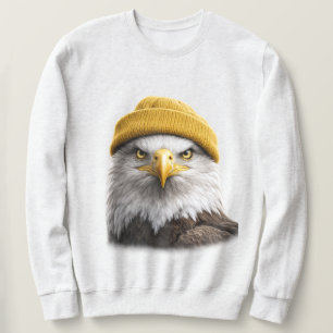 Knuffelige Adelaar Muts - Retro Amerikaanse Zeeare Trui