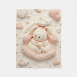 Knuffelige Baby Dieren Dekentje Fleece Deken
