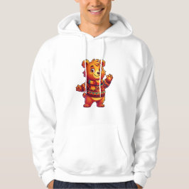 Knuffelige beer in Noorse trui Hoodie