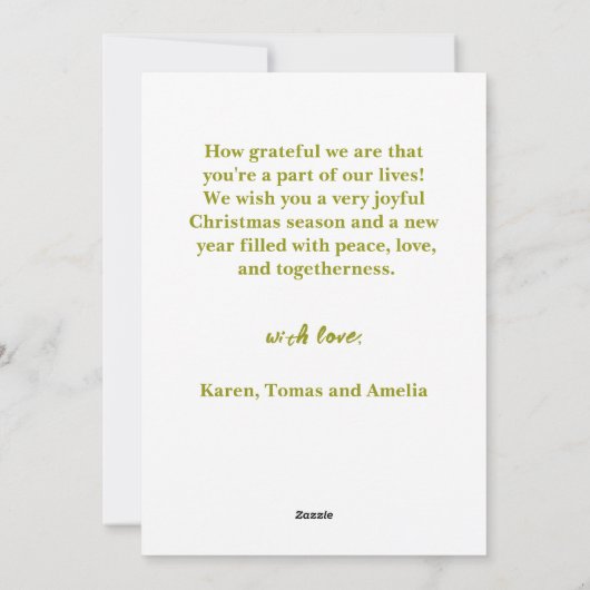 Knuffelige eekhoorn cadeau winter kerst Kerstkaart (Achterkant)