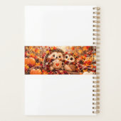 Knuffelige Egel & Uil Herfst Planner Bewerkbaar (Achterkant)