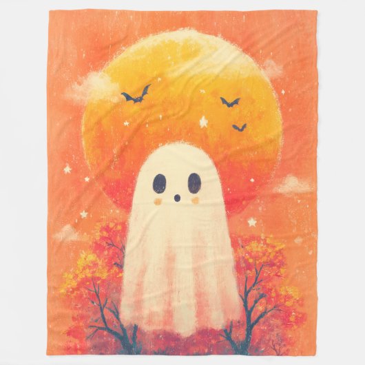 Knuffelige Halloween-deken Fleece Deken (Voorkant)