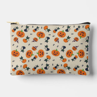 Knuffelige Halloween Pompoenen & Zwarte Katten Pat Etui