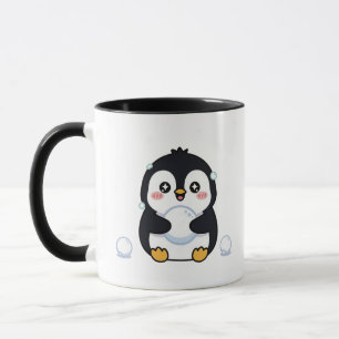 Knuffelige Kawaii Pinguïn Koude Winter Mok