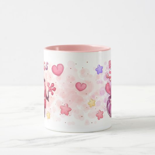 Knuffelige knuffels & Boe monsters mok (Midden)