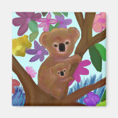 Knuffelige Koalas Magnet (Voorkant)