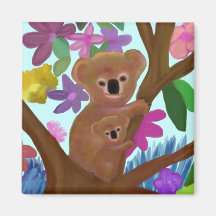 Knuffelige Koalas Magnet
