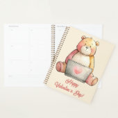 Knuffelige laptopbeer Valentijnsdag Planner (Display)