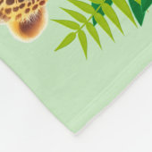 Knuffelige Luipaard Fleece Deken (Hoek)