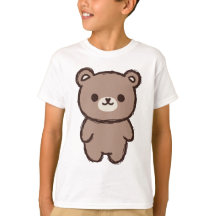 Knuffelige met de hand getekende teddybeer - Schat