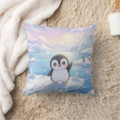 Knuffelige Pinguïn Ijsberg Kussen (Deken)