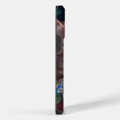 Knuffelige Schattigee Kittens in een bloemmand iPhone Hoesje (Rechterkant)