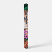 Knuffelige Schattigee Kittens in een bloemmand iPhone Hoesje (Linkerkant)