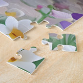 Knuffelige Schattigee Kittens in een bloemmand Legpuzzel (Zijkant)