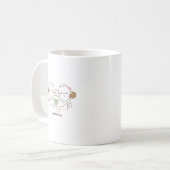 Knuffelige Sock Monkey Koffiemok (Voorkant links)