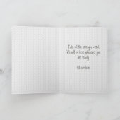 Knuffelige Teddibeer Kussen Heling van Verdriet Kaart (Binnen)