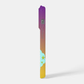 Knuffelige teddybeer met ballon telefoonhoes iPhone hoesje (Linkerkant)