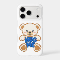 Knuffelige Teddybeer Omhels Mij Borduurwerk Stijl