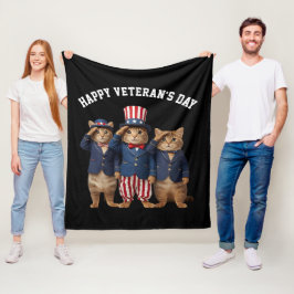 Knuffelige Veteranen Dag Fleece Deken