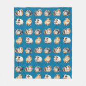 Knuffelige Waterverf Cavia Deken (Voorkant)