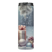 Knuffelige Winter Beerbaby Thermosbeker (Achterkant)
